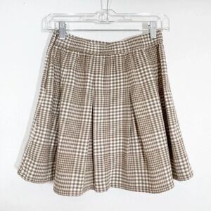 Hollister ultra high rise plaid skirt